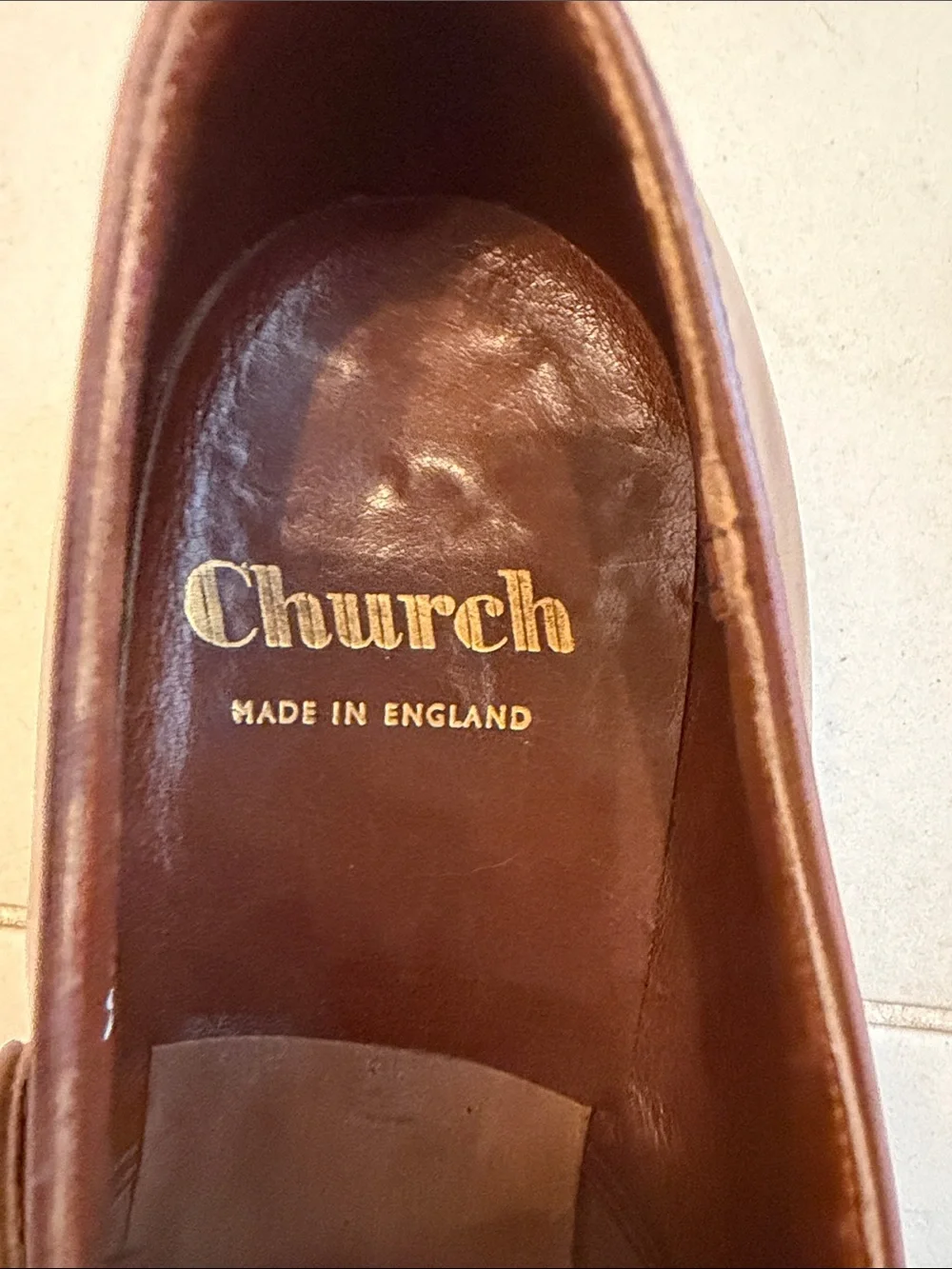 Church's Brown Single Monk Strap Leather Shoes